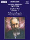 TANEYEV, A. S.: Symphony No. 2 / Suite No. 2